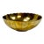 Vintage Scalloped Brass Catchall Bowl For Sale