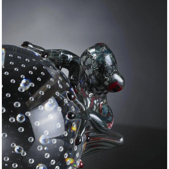 Contemporary Sphere with Rana col. Petroleum from VGnewtrend For Sale - Image 3 of 4