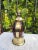 Metal Vintage Brass-Plated Glass Carafe, 1960s For Sale - Image 7 of 9