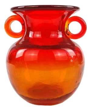 Vase by J. Słuczan-Orkusz for Cracow Institute for Glassworks, Poland, 1970s