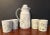 Mid-Century Modern Vintage Phoenix Thermal Serving Set With Tray & 4 Cups, Floral Tulip Carafe, Retro Picnic Beverage Service, 1970s Insulated Coffee Tea Set For Sale - Image 3 of 12