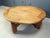 Danish Oak Round Coffee Table, 1960s For Sale - Image 4 of 10