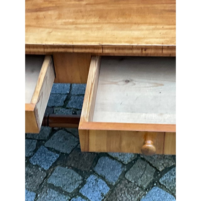 19th Century Biedermeier Lyra Writing Desk in Cherrywood, 1830 For Sale - Image 5 of 18