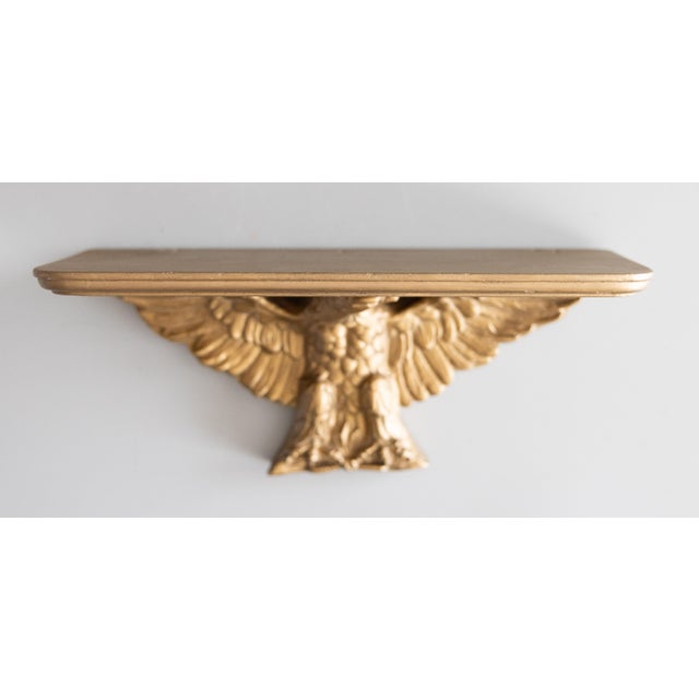 American Mid-Century Federal American Eagle Giltwood Bracket For Sale - Image 3 of 10