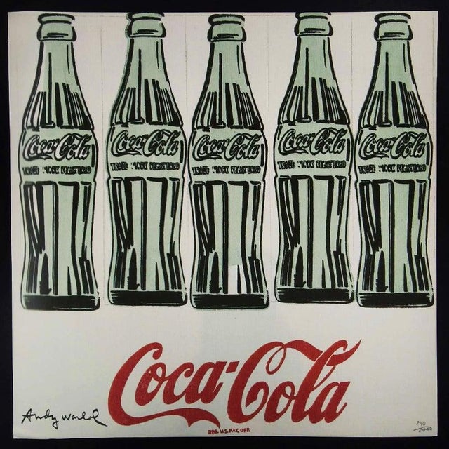 1980s After Andy Warhol, Big Coca Cola, Numbered Limited Edition Lithograph For Sale - Image 6 of 7