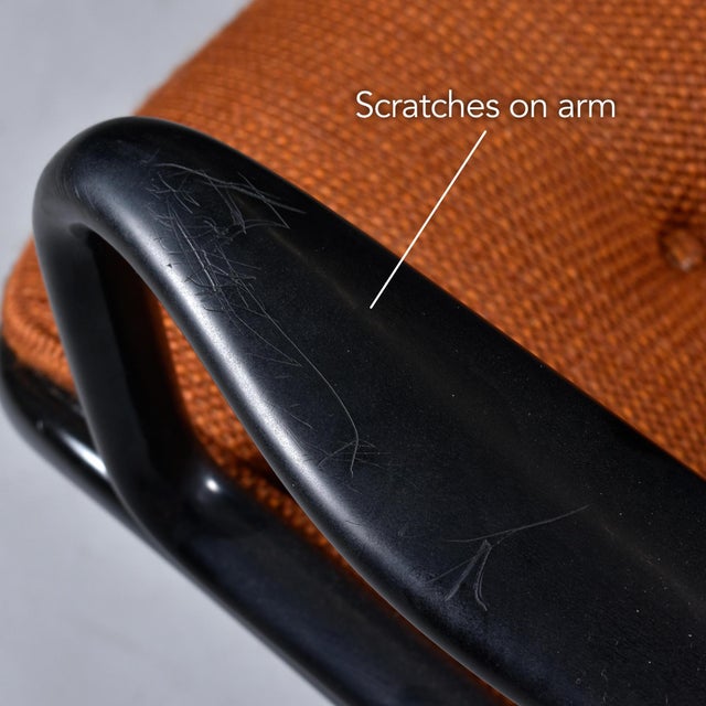 Charles Pollack for Knoll Burnt Orange Executive Chair For Sale - Image 12 of 15