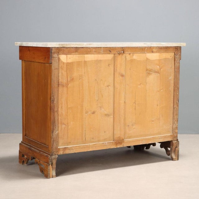 Brown Chest of Drawers in Cherrywood For Sale - Image 8 of 9