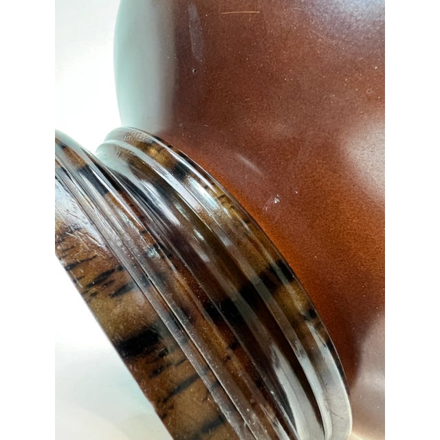 Art Deco Glass Table Lamp in Geometric Pattern with 2 Light Points, 1920s For Sale - Image 6 of 10