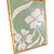 2020s Original Cherry Blossom Painting | Luxe Green Botanical Art | Framed Acrylic on Canvas Gold Bamboo Frame Palm Beach Chinoiserie Decor 13x17 For Sale - Image 5 of 5