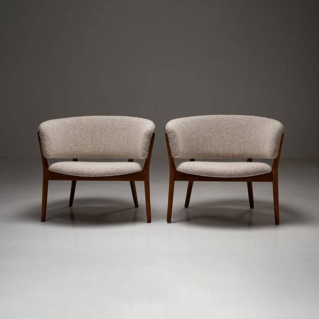 Nd-83 Armchairs by Nanna Ditzel for Søren Wiladsen, 1950s, Set of 2 For Sale - Image 6 of 18