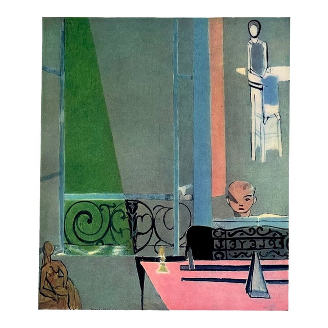 Henri Matisse Engraving 7 the Piano 1948 For Sale