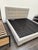 Modern King Size Restoration Hardware Modena Tufted Platform Bed Frame For Sale - Image 3 of 12