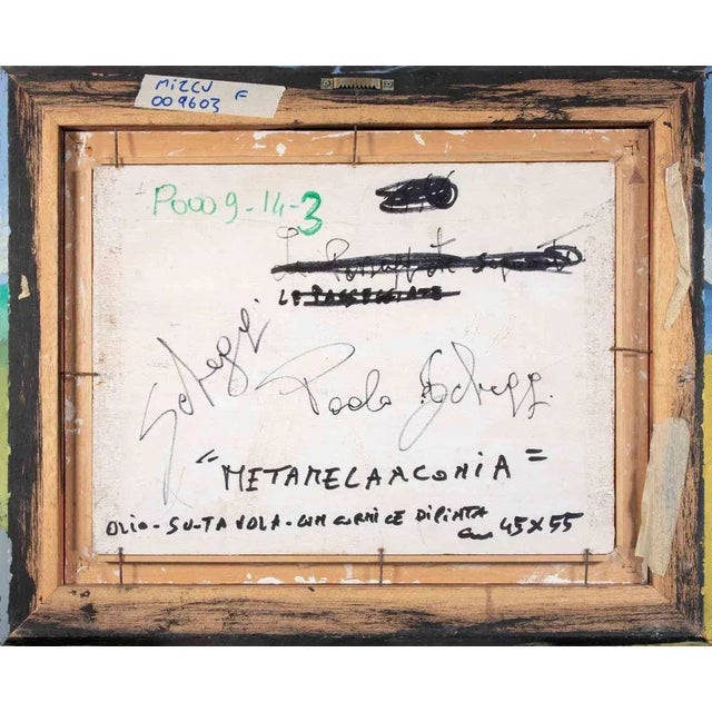 Paolo Scheggi, Metamelancholy, Oil Painting, 1990s For Sale - Image 4 of 5