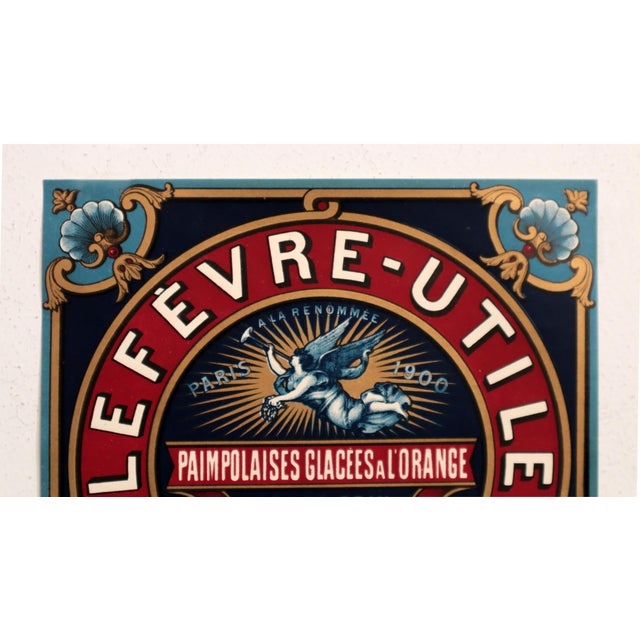 Date: 1900 Size: 7 x 8 inches About The Poster: Lefèvre-Utile was founded in Nantes, France, in 1846 by Jean-Romain...