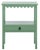 Heaven Scalloped Low Drawer Accent Table in Sage Green For Sale - Image 10 of 10