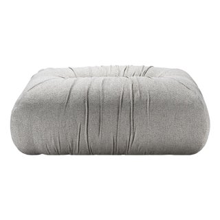 Mambo Grey Sofi Fabric Ottoman by Lorenza Bozzoli For Sale