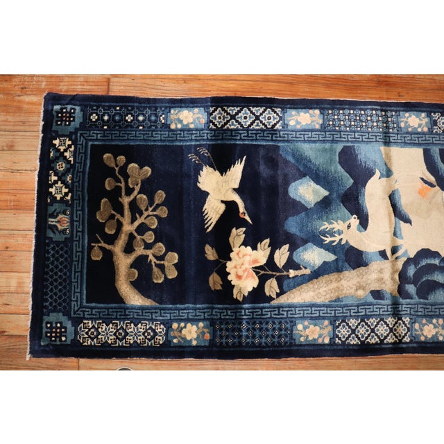 Textile Early 20th Century Chinese Batou Animal Rug - 2'6" x 4'11" For Sale - Image 7 of 7