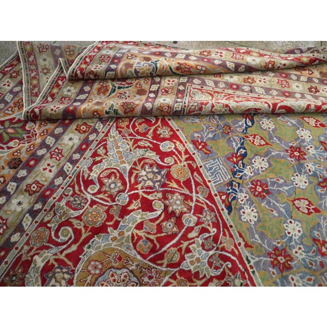Galerie Shabab Collection Early 20th Century Persian Tabriz Carpet For Sale - Image 9 of 9