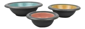 Italian Modernist Franco Bucci Stacking Pottery Bowls for Laboratorio Pesaro - Set of 3