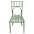 Hollywood Regency A Pair of Painted Faux Bamboo Chairs For Sale - Image 3 of 4
