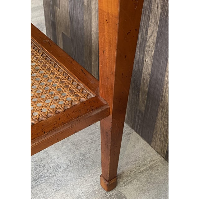 Vintage Side Table in Cherry Wood, 1950 For Sale - Image 4 of 18