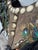 Custom Bohemian Leather and Peacock Feather Wall Display Sculpture For Sale In West Palm - Image 6 of 6