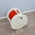 Plastic Space Age White & Orange Serving Trolley Bar Cart, 1960s For Sale - Image 7 of 12