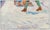 Contemporary 1960s Puppy's First Snow Oil Painting, Jeanette Leuers For Sale - Image 3 of 6