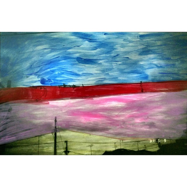 Nobuyoshi Araki, Untitled, Painted Photograph, Landscape by Nobuyoshi Araki For Sale - Image 4 of 4