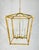 2020s Chapman & Myers for Visual Comfort Brass & Rattan Chandelier For Sale - Image 5 of 18
