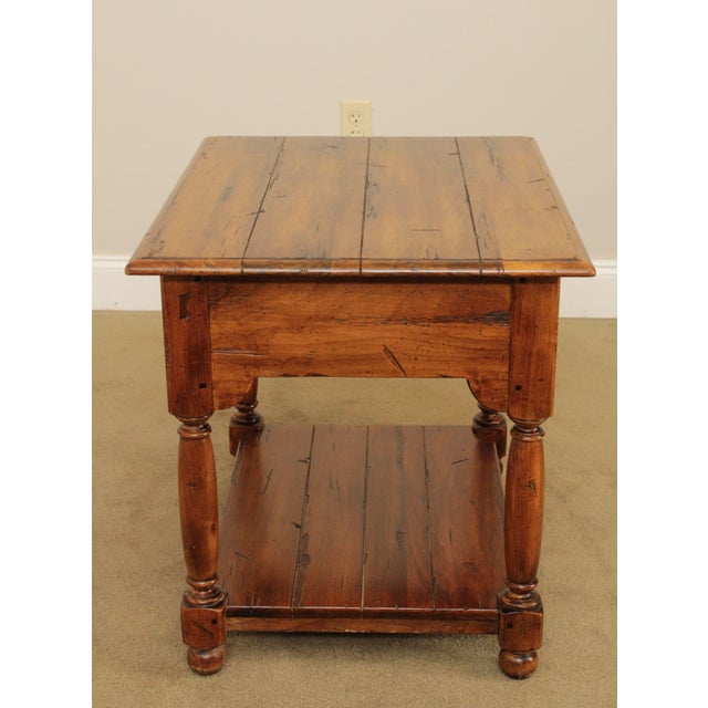 Ethan Allen Old World Treasures Collection One Drawer Side Table Chairish