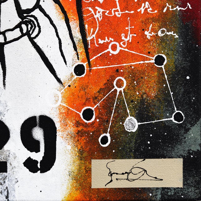 Protocol 29 - Original Contemporary Neo-Expressionist Mixed Media Painting on Canvas by Soren Grau For Sale In Los Angeles - Image 6 of 9