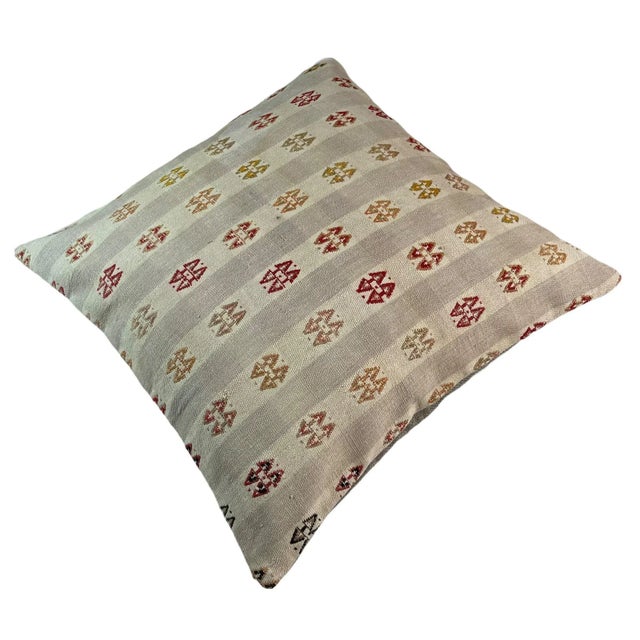 Anatolian Handwoven Kilim Cushion Cover For Sale - Image 9 of 11