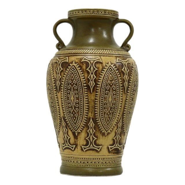 Jasba Vase in Earth Tones, 1960s For Sale