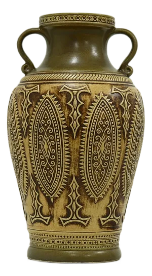 Jasba Vase in Earth Tones, 1960s