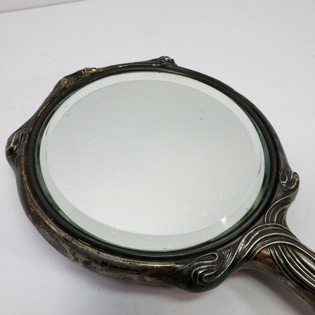 1900s Art Nouveau Unger Brothers Sterling Silver "He Loves Me" Patten ...