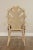 Cream Vintage Rattan Cream Lacquered Dining Chair For Sale - Image 8 of 13