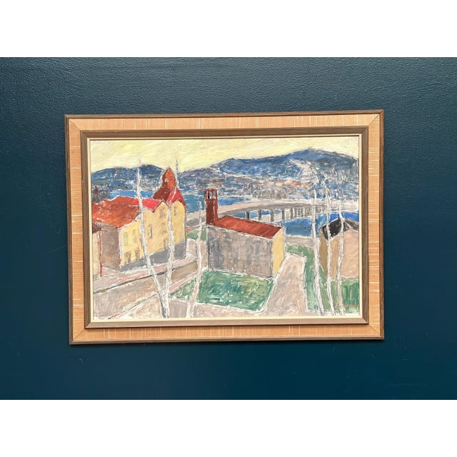 John Hedman, Östersund, Strandgatan 1, 1971, Oil on Panel, Framed For Sale - Image 8 of 18