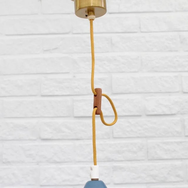 Metal Mid-Century Cone-Shaped Pendant Lamp with Intricate Star Constellations, Sweden, 1950s For Sale - Image 7 of 8