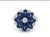 Natural Blue Sapphire 3.20cts & Diamond 0.18cts Ring in 14k Gold For Sale In New York - Image 6 of 8