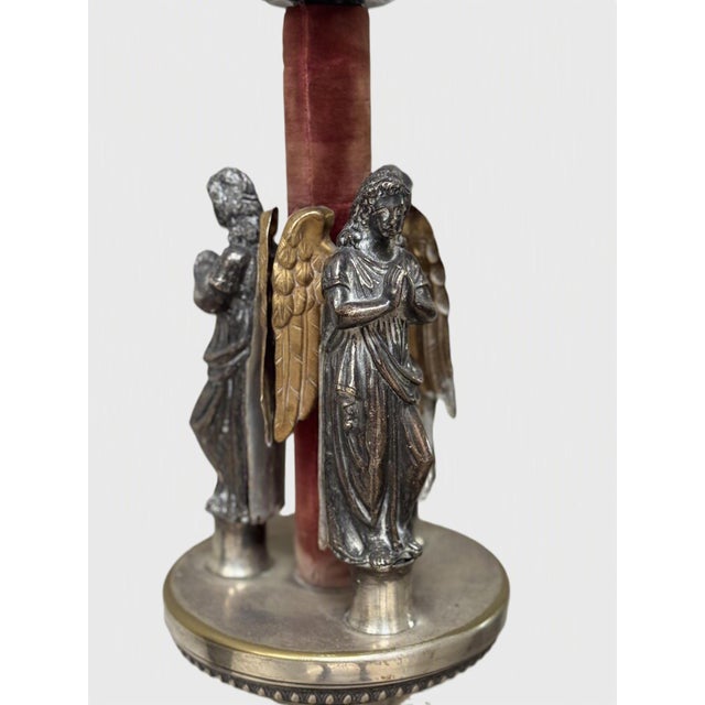18th Century Monumental Reimagined Ecclesiastical Standard Incorporating an 18th Century Austrian Processional Finial For Sale - Image 5 of 13