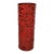Large Beijing Carved Red Cinnabar-Style Lacquer Floor Vase or Umbrella Stand With Peonies & Pheasant For Sale