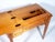 Vintage Original Mid-Century Modern All Wood Maple Finish Sewing Machine Cabinet With Flip-Down Top & Pull Out Drawer For Sale In Baltimore - Image 6 of 14
