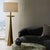 Abstract Arteriors Home Putney Floor Lamp, Gold For Sale - Image 3 of 8
