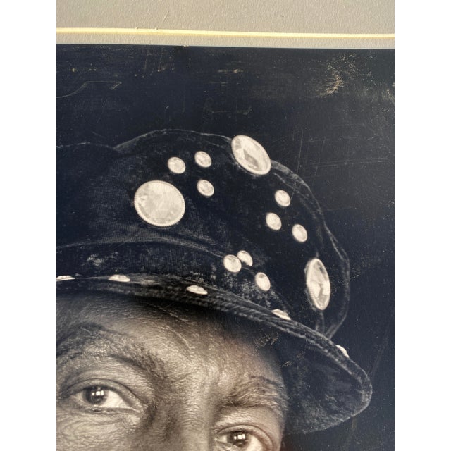 Ansel Adams Legendary Jazz Musician Charles Brown, 1993 — Original Photographic Portrait by Listed Artist Mariana Cook, Protege of Ansel Adams For Sale - Image 4 of 10