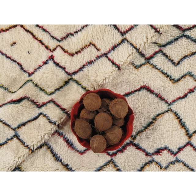 Moroccan Style Fluffy Rug 8'8 X 9'10 For Sale In New York - Image 6 of 15