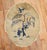 Chinese Rare Antique Chinese Peking Round Rug, 1'7'' X 2'Oval For Sale - Image 3 of 4