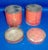Metal American 19th Century Red Paint Decorated Tole Spice Pantry Boxes or Canisters - A Pair For Sale - Image 7 of 9