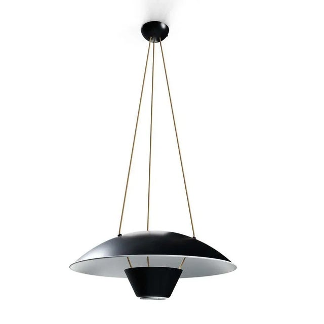 Disderot Michel Mortier M4 Suspension Lamp in Black for Disderot For Sale - Image 4 of 6