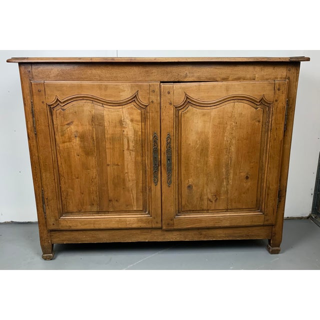 French Provincial Antique French Provincial Two-Door Maple Buffett For Sale - Image 3 of 11